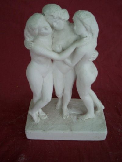 Pintura intitulada "AS TRES GRAÇAS CARI…" por Romeo Zanchett, Obras de arte originais