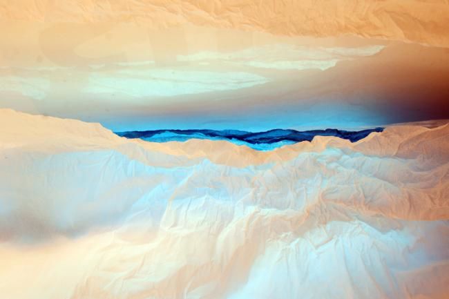 Photography titled "A7. Distant waves" by Luis Caldery, Original Artwork