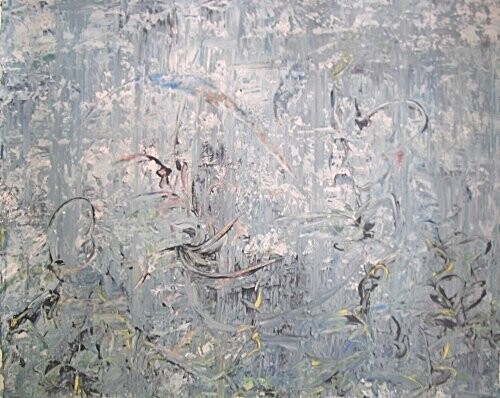 Painting titled "St Petersburg" by Delphine Bernard, Original Artwork, Acrylic