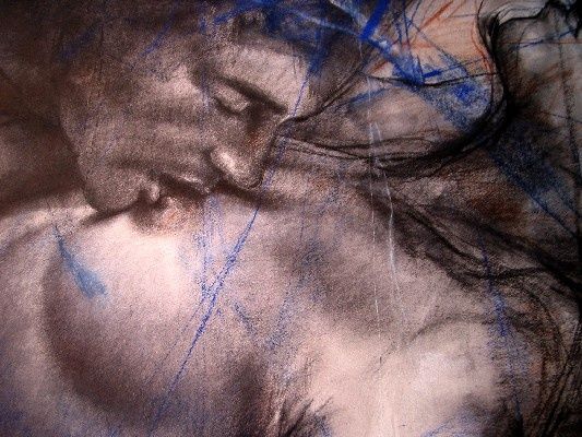 Painting titled ""EROTICO"  OBRA DE…" by Galeria Orion, Original Artwork