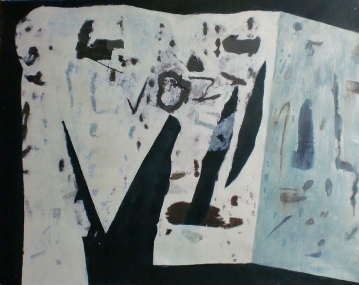 Pintura intitulada "Descobrimento I" por João Do Carmo, Obras de arte originais, Acrílico Montado em Armação em madeira
