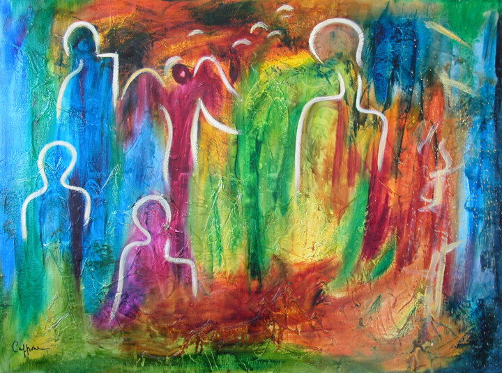 Renouveau - A New Chance to Take 绘画, 38.2x51.2 in