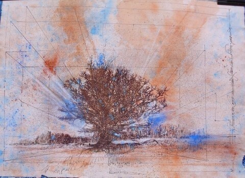 Printmaking titled "GRAVURES REHAUSSEES…" by Michel Moskovtchenko, Original Artwork, Etching