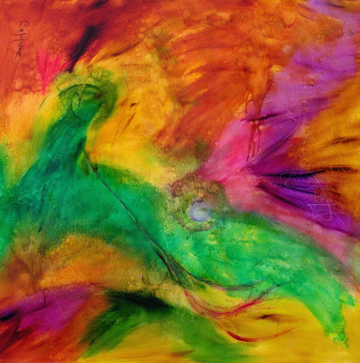 Le Pan - The Flap 绘画, 39.4x39.4 in