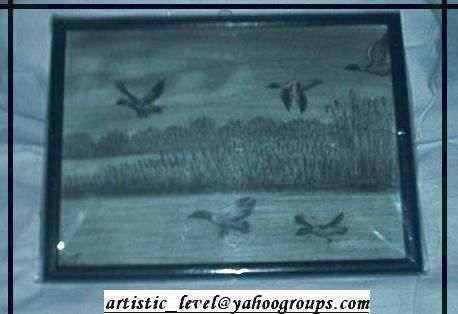 Painting titled " sketch with charco…" by Sana Nasir, Original Artwork
