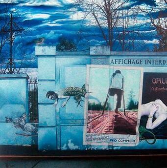 Affichage interdit 绘画, 11.8x11.8 in