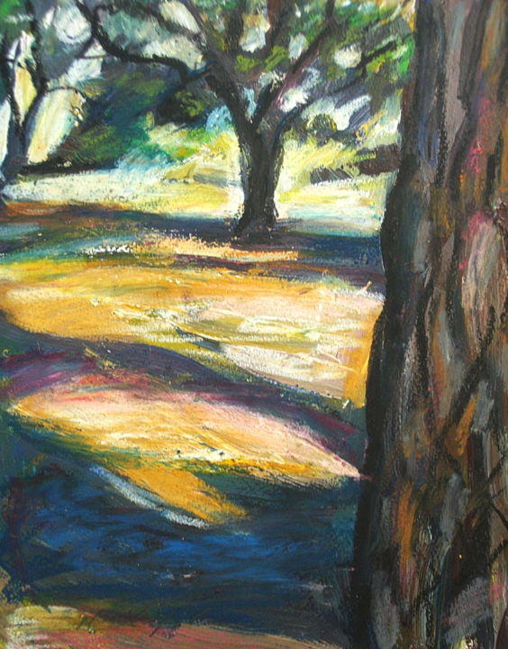 Peinture intitulée "In the forest 4, 32…" par Nathalia Chipilova, Œuvre d'art originale, Acrylique