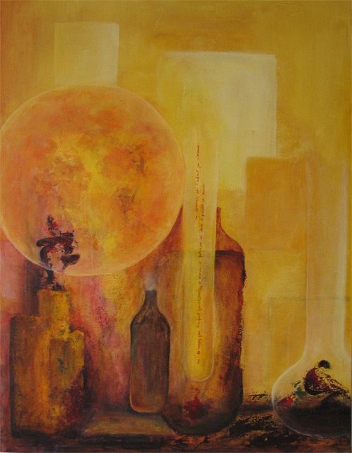 Peinture intitulée "La Fabrique du rêve" par Marie-Sylvie Riviere, Œuvre d'art originale