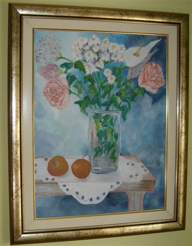 Painting titled "Plavetno" by Jaca, Original Artwork
