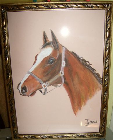 Painting titled "Glava" by Jaca, Original Artwork