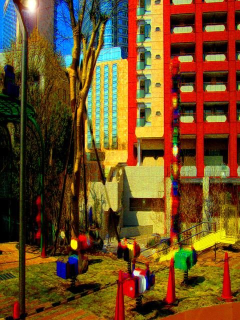 Digital Arts titled "Robots in Architect…" by Angelo Di Pietrantonio, Original Artwork