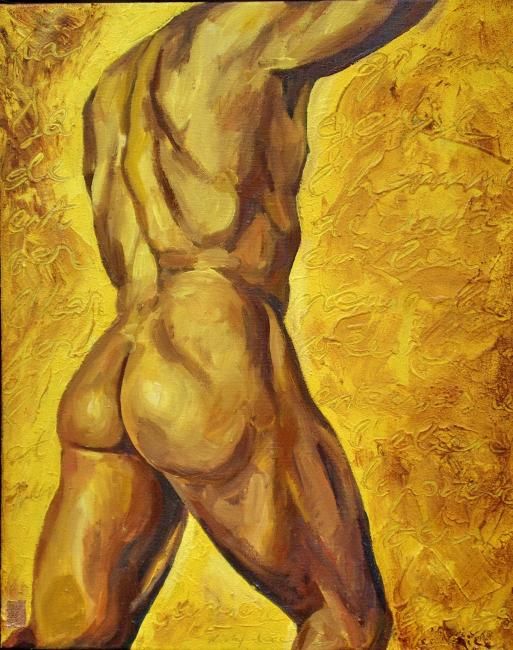 Peinture intitulée "Element terrestre" par Nathalia Chipilova, Œuvre d'art originale, Huile