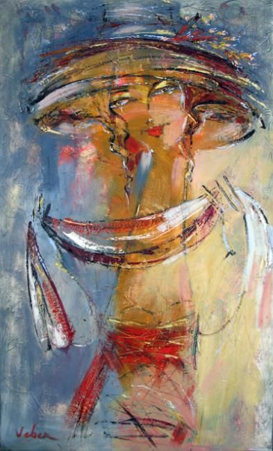 Waitress 绘画, 47.2x27.6 in