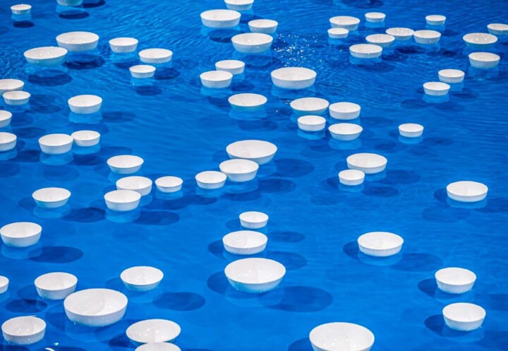 Stunned by | The artist Céleste Boursier-Mougenot transforms the rotunda of the Bourse de Commerce — Pinault Collection in Paris into an aquatic symphony.