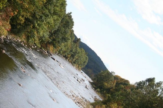 Photography titled "Down River at 45 De…" by Dick Roos, Original Artwork