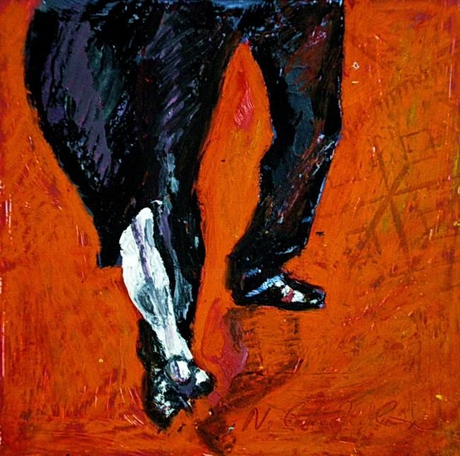 Peinture intitulée "Tango 2" par Nathalia Chipilova, Œuvre d'art originale, Huile