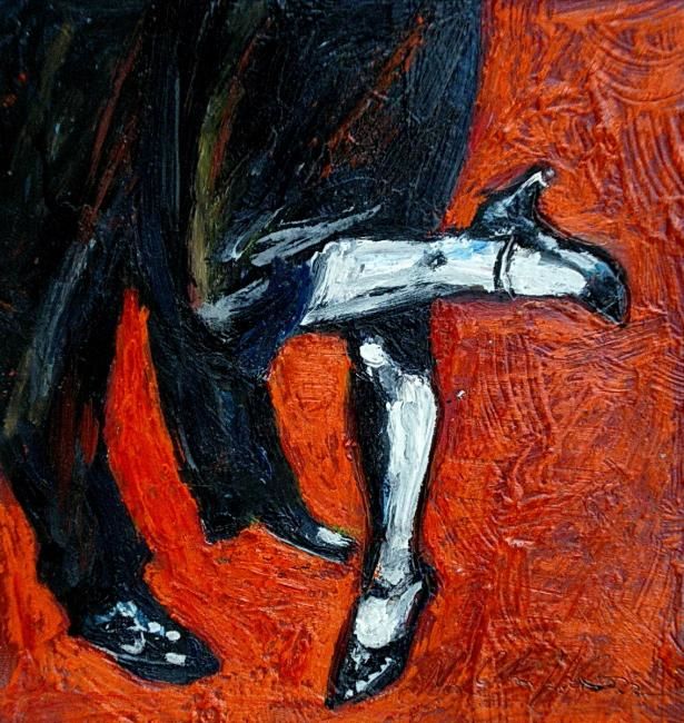 Peinture intitulée "Tango 1" par Nathalia Chipilova, Œuvre d'art originale, Huile