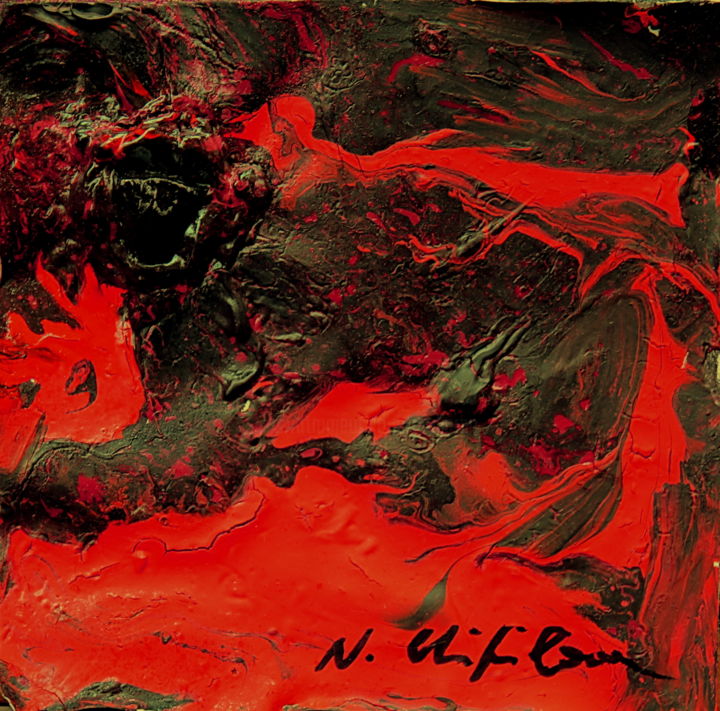Painting titled "Sapere 13x13 6" by Nathalia Chipilova, Original Artwork, Acrylic