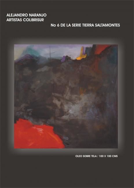 Painting titled "No 4 . Tierra salta…" by Alejandro Naranjo, Original Artwork