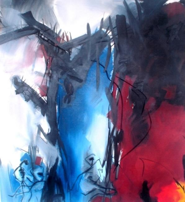 Painting titled "No 1 Horizontes" by Alejandro Naranjo, Original Artwork