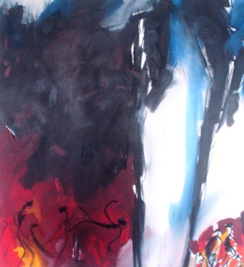 Painting titled "No 2 Horizontes" by Alejandro Naranjo, Original Artwork