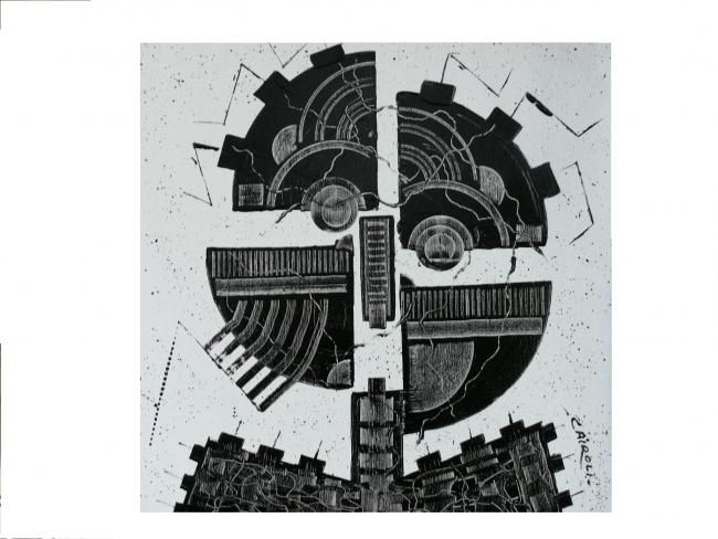 Peinture intitulée "fragmentation du se…" par Yves Cairoli, Œuvre d'art originale
