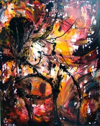 Pintura intitulada "ATRACÇÂO" por Mário Fresco, Obras de arte originais, Óleo