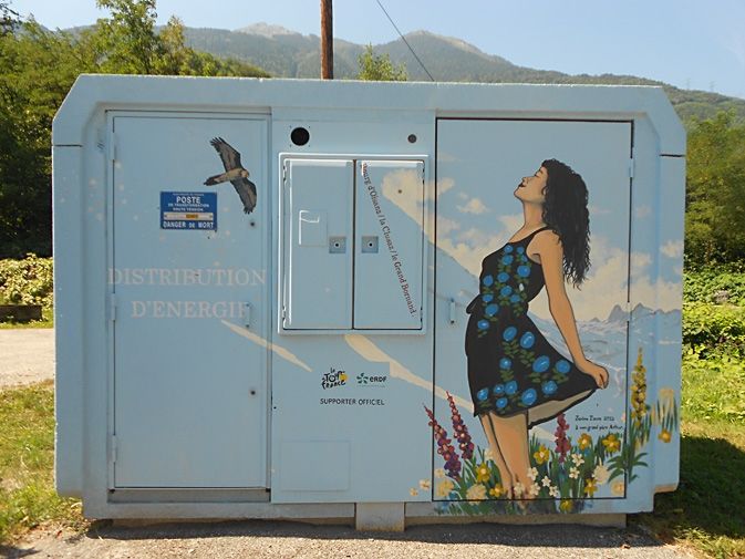 Peinture intitulée "ROGNAIX - Savoie" par Nessé, Œuvre d'art originale