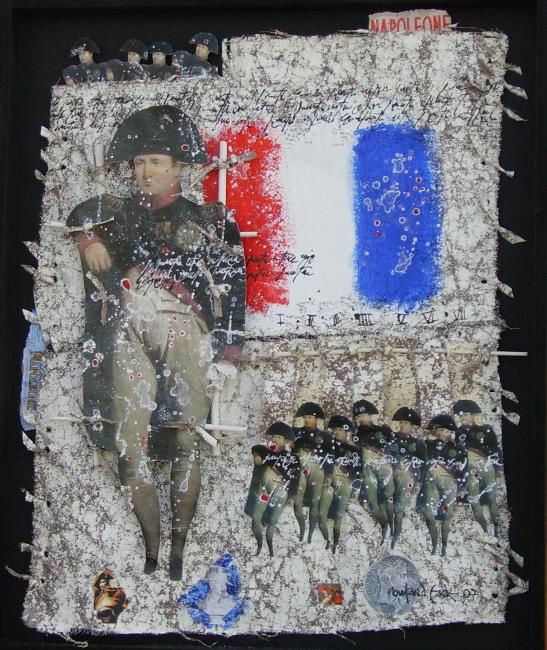 Schilderij getiteld "NAPOLEÓN" door Rowland Fade, Origineel Kunstwerk