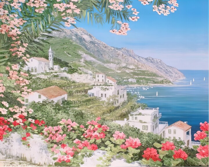 Road To Ravello, Painting by Liliana Frasca | ArtMajeur