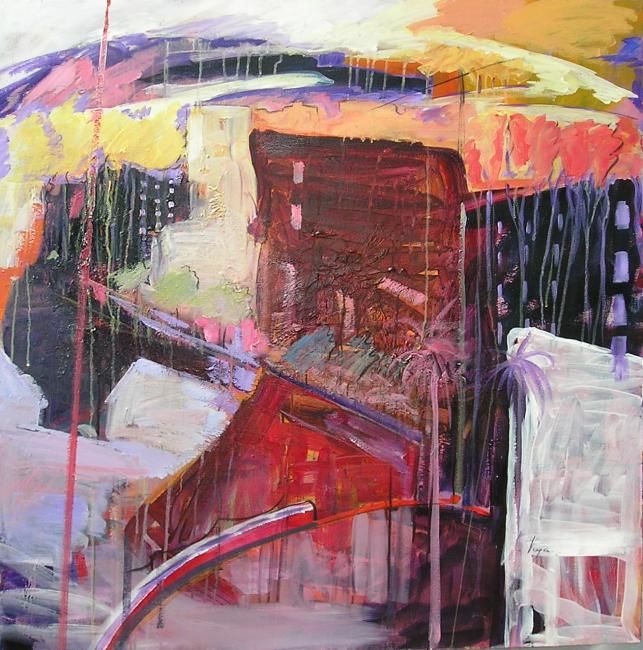 Peinture intitulée "ALMERIA CONECCTTION…" par P.Vega, Œuvre d'art originale