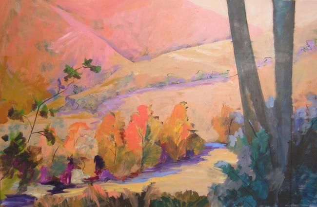 Peinture intitulée "PAISAJES DE PITRES 3" par P.Vega, Œuvre d'art originale