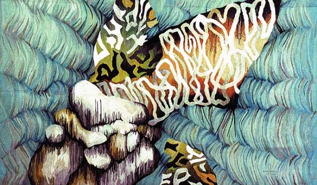 Textile Art titled "Gasteropoda" by Traian Stefan Boicescu, Original Artwork