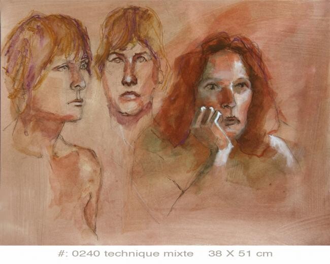Peinture intitulée "Lara/0240" par Carl Duplessis, Œuvre d'art originale