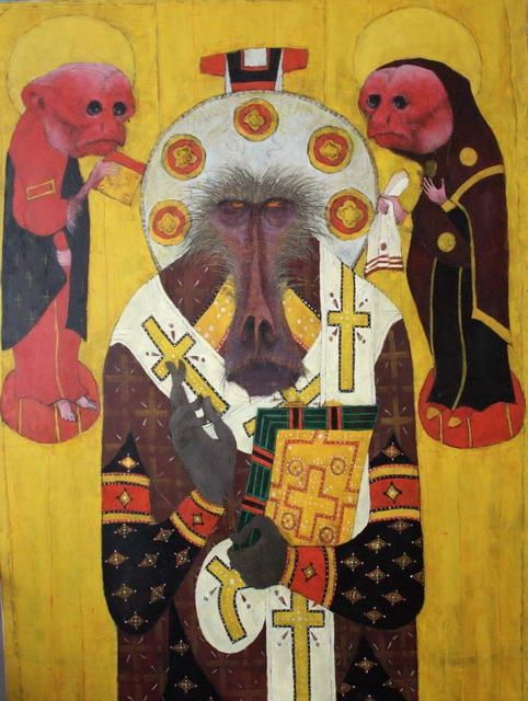 Painting titled "icon_3" by Djoma, Original Artwork