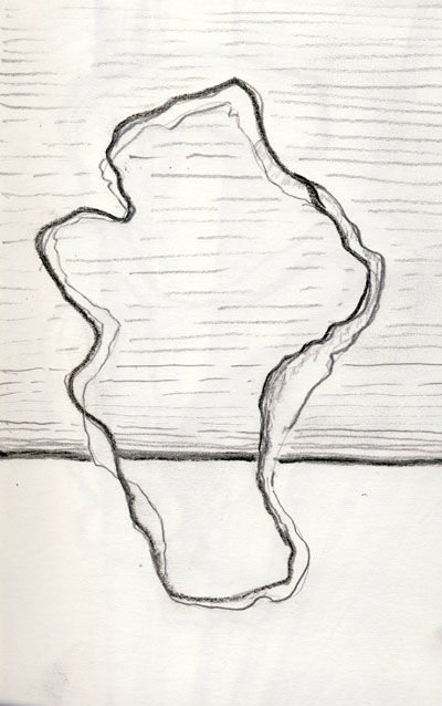 Drawing titled "L!NT 2008_001" by Dirk Vekemans, Original Artwork, Other