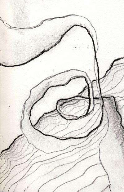 Drawing titled "L!NT 2008_003" by Dirk Vekemans, Original Artwork, Other