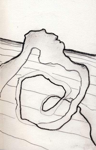 Drawing titled "L!NT 2008_004" by Dirk Vekemans, Original Artwork, Other
