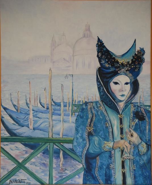 Peinture intitulée "la rose noire" par Nanou, Œuvre d'art originale, Huile