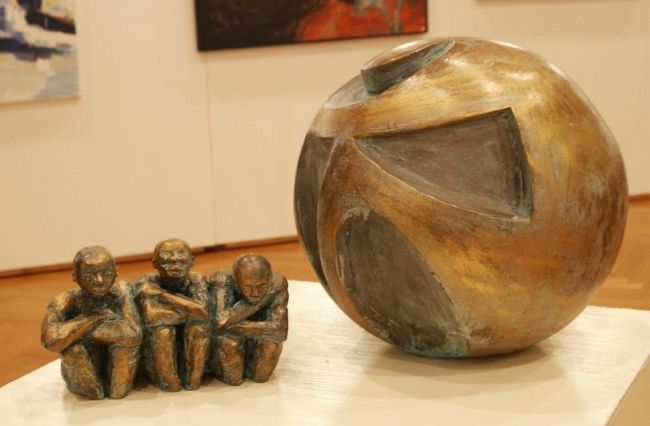 Peinture intitulée "face à face...l'ind…" par Sonia Morand, Œuvre d'art originale