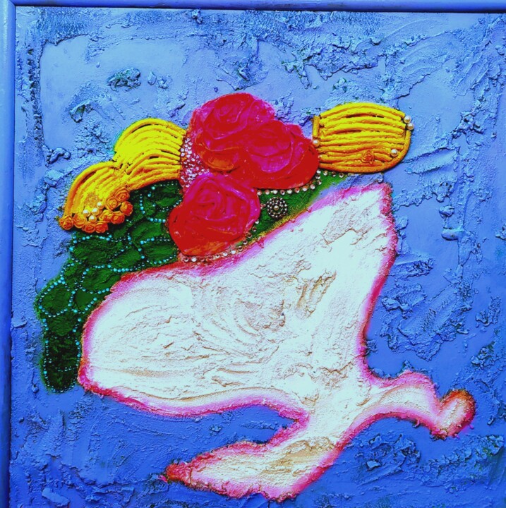 LIMONES MANZANAS Y UVAS 绘画, 31.9x31.9 in