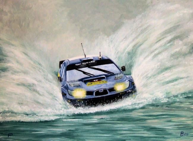 Painting titled "Deep water" by Davo, Original Artwork