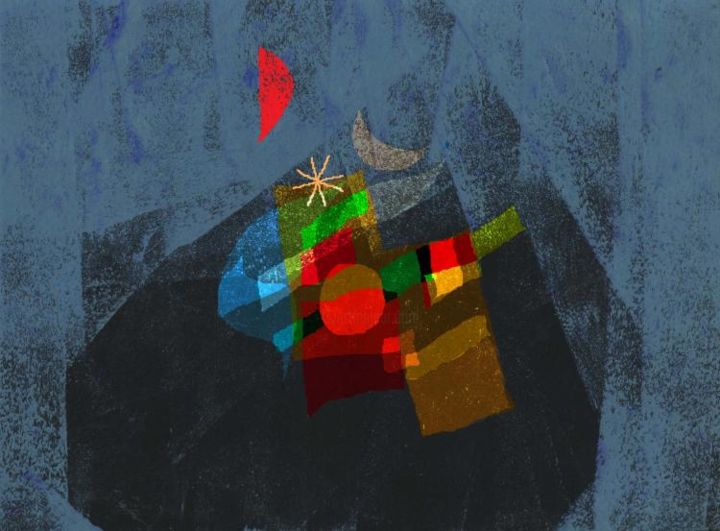 Arts numériques intitulée "How hight the moon" par Michel Maréchal, Œuvre d'art originale