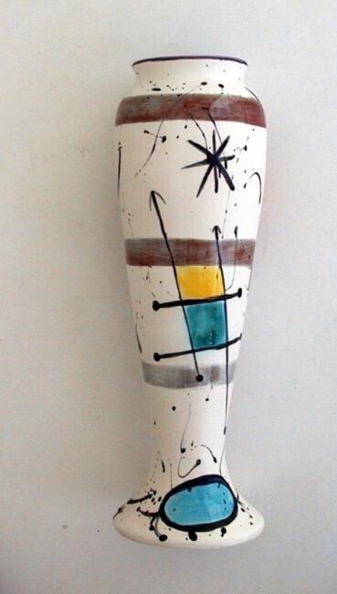 Design intitulée "Vase tulipe" par Nikko Kali, Œuvre d'art originale, Céramique
