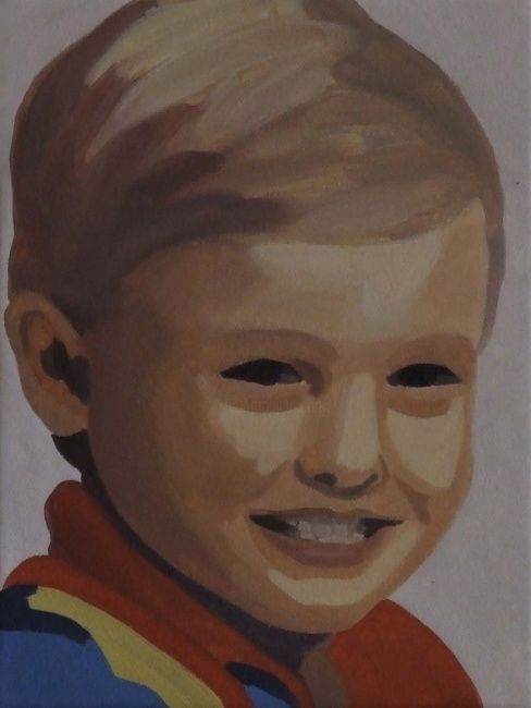 Malerei mit dem Titel "Matthew (from Missi…" von Bartosz Kolata, Original-Kunstwerk