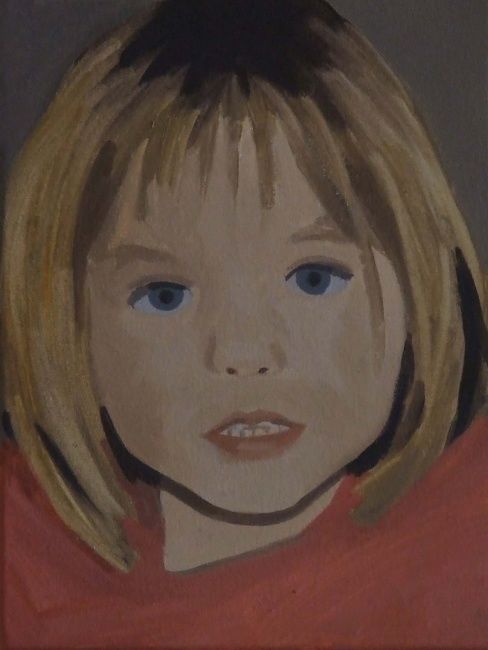 Malerei mit dem Titel "Madeleine (from Mis…" von Bartosz Kolata, Original-Kunstwerk