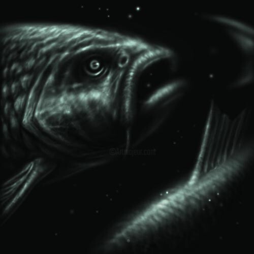 Digital Arts titled "carp" by Anthony R A Barron, Original Artwork