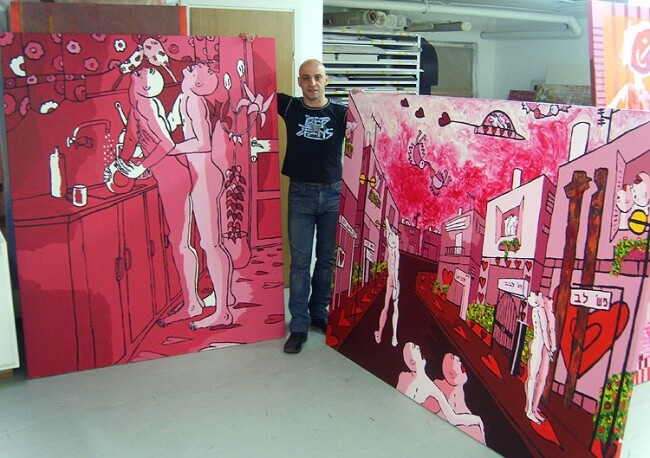 Schilderij,  178x255,9 in 