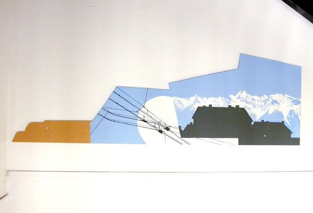 Peinture intitulée "SITE DE SASSENAGE /…" par Nessé, Œuvre d'art originale