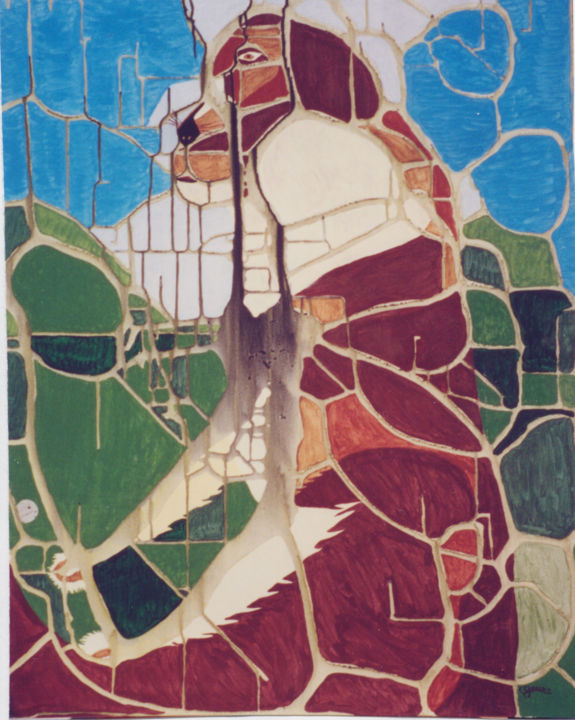 Charlie 绘画, 29.9x24.4 in